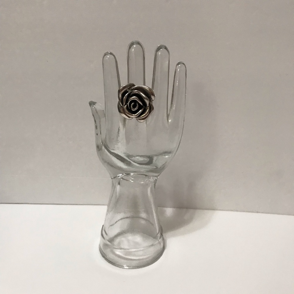 Sterling Silver 925 Flower Ring